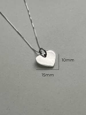 Collar Personalizado Corazón 15mm