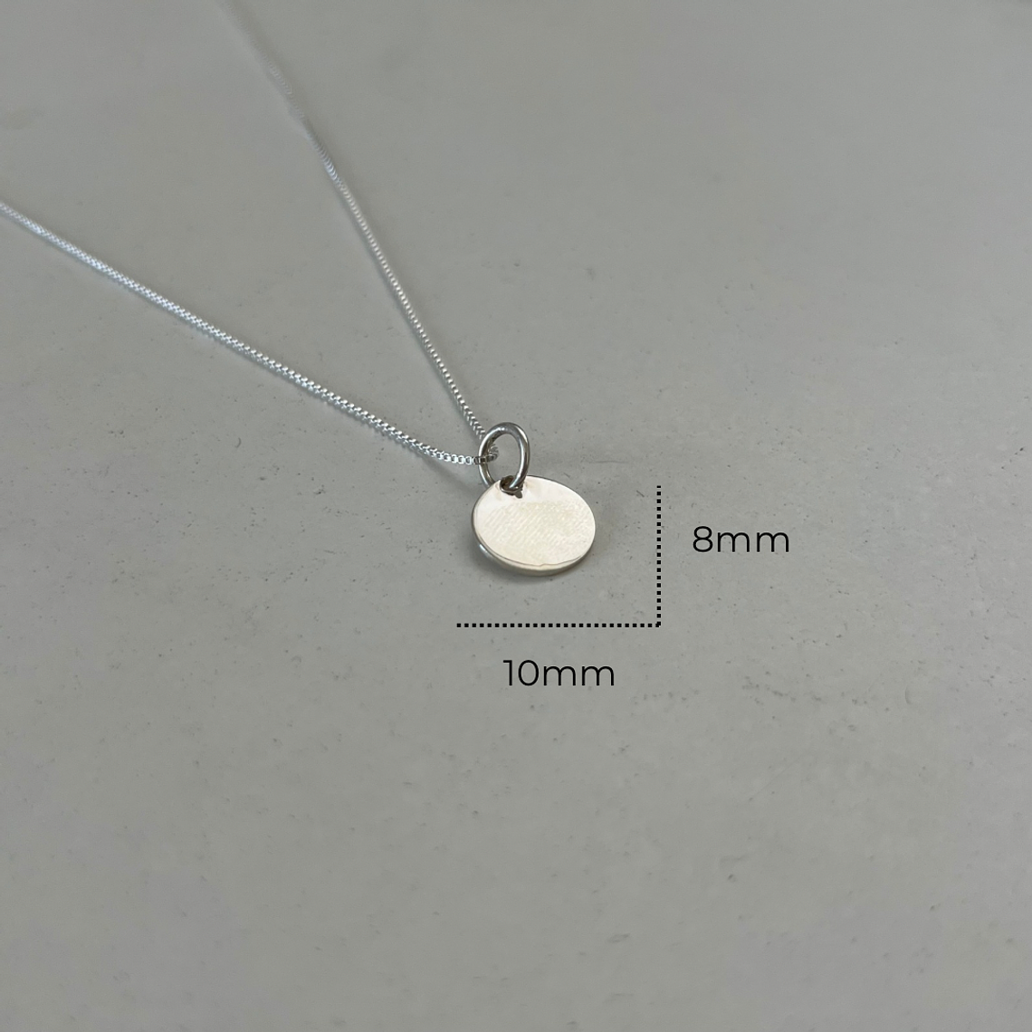 Collar Personalizado Circular 10mm 2