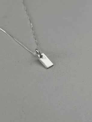 Collar Personalizado Rectangular 8mm