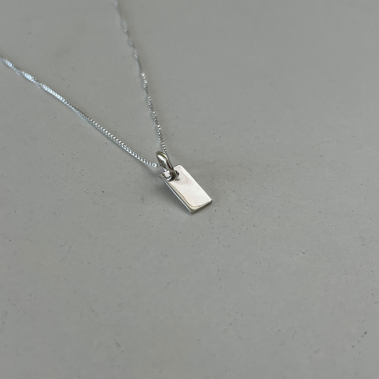 Collar Personalizado Rectangular 8mm 1