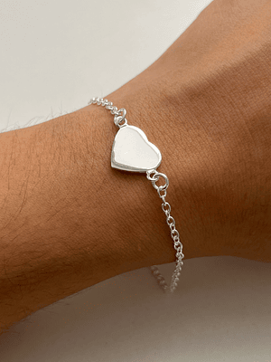 Pulsera Personalizada Corazon 12mm