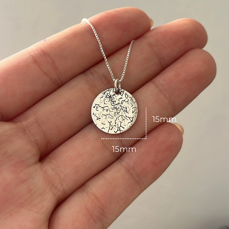 Collar Personalizado Mapa Astral 1