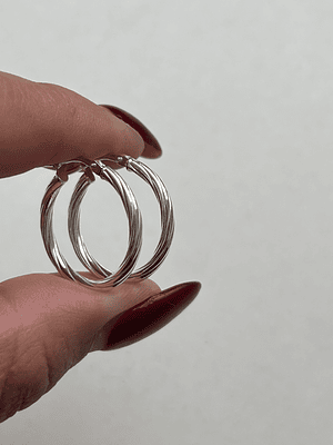 Argolla Thin Curly 20mm