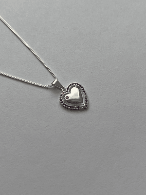 Collar Corazón Multicolor Personalizado 10x10mm