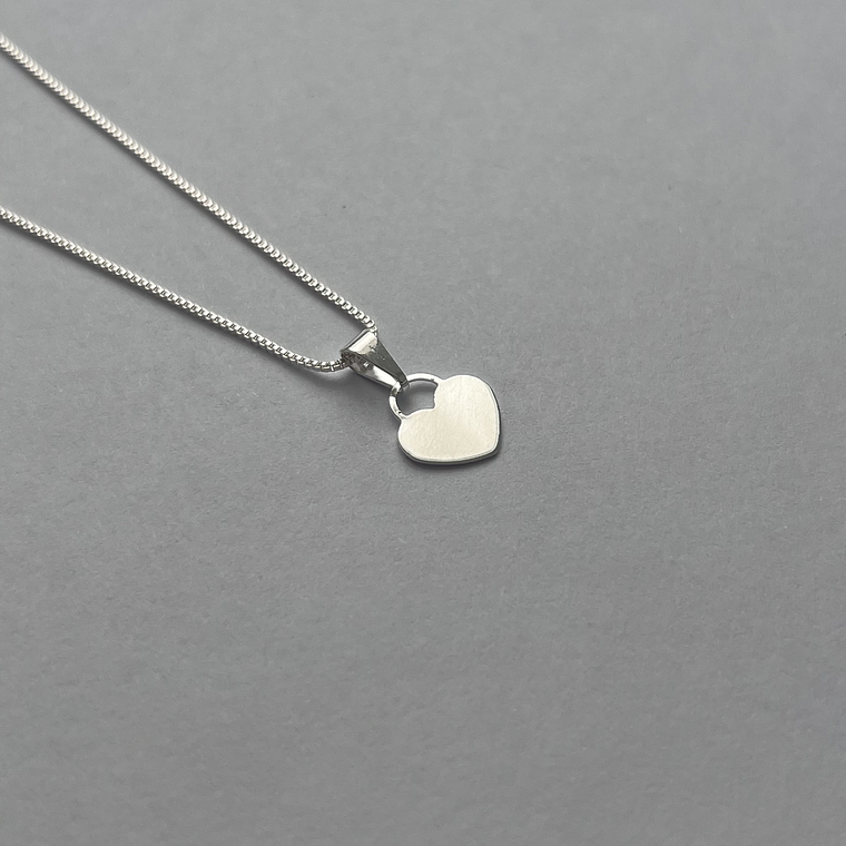 Collar Corazón Mini Personalizado 8x12mm. 1