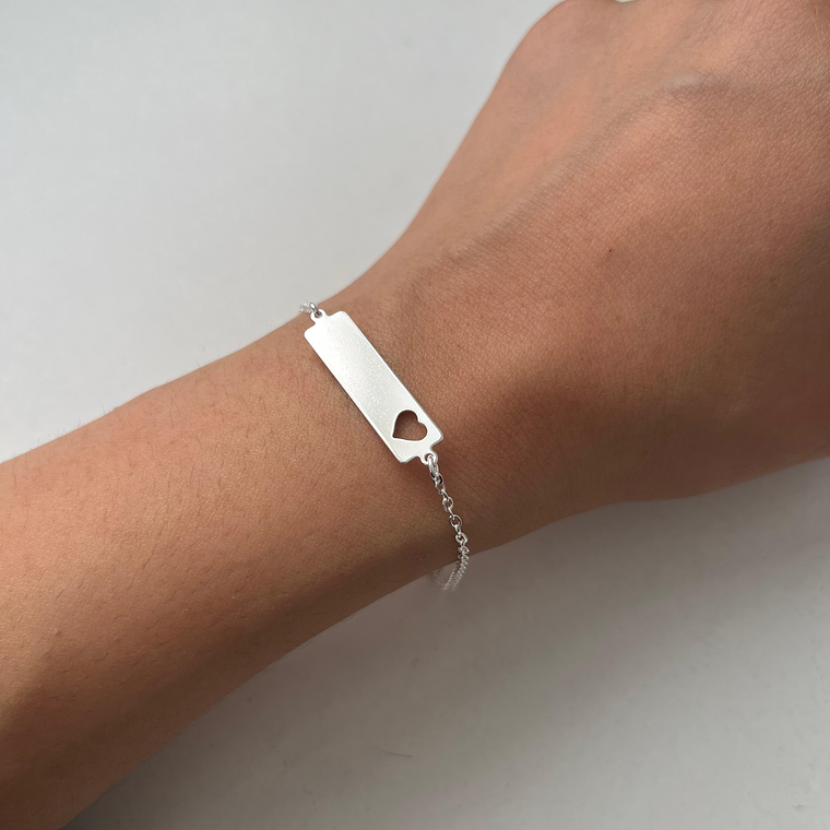 Piocha Heart 20x6mm Personalizada 1