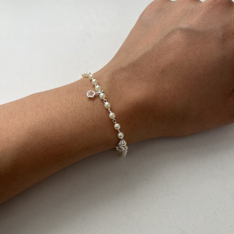 Pulsera Pearl Flower 1