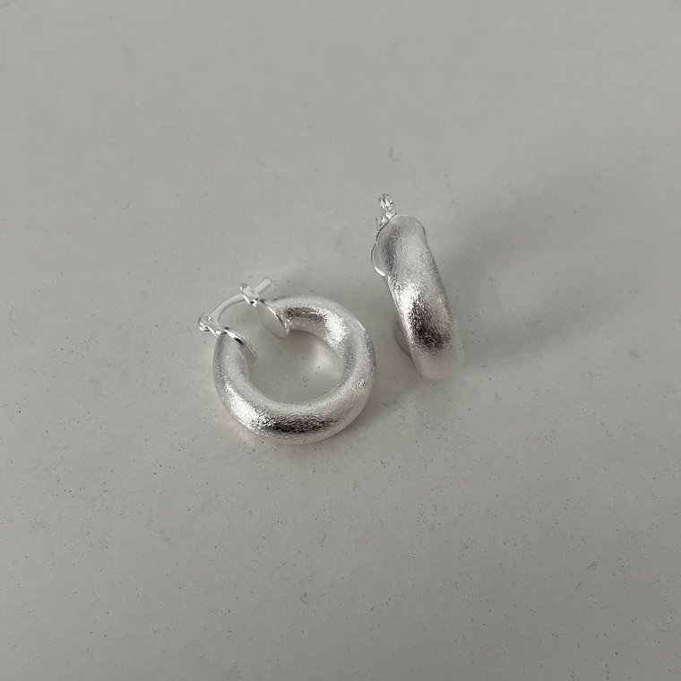 Argolla Rae 25mm Diamantada 1