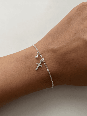 Pulsera Cruz Shine