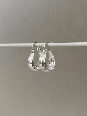 Argolla Bote Rayas 18mm