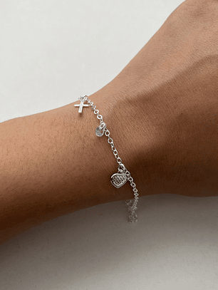 Pulsera Virgencita Corazón