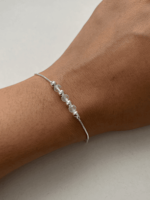 Pulsera Balls Shiny White