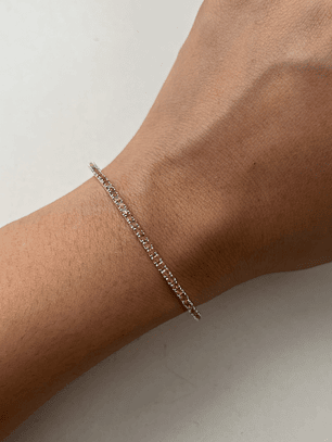 Pulsera Elasticada Beige 