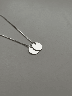 Collar Medallitas 10mm Personalizadas