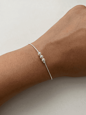 Pulsera Triplet Pearl
