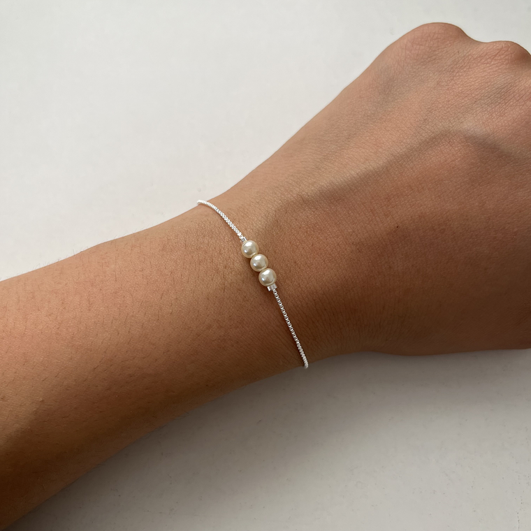 Pulsera Triplet Pearl 1