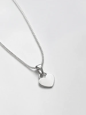 Collar Corazón Mini Personalizado 8x12mm.