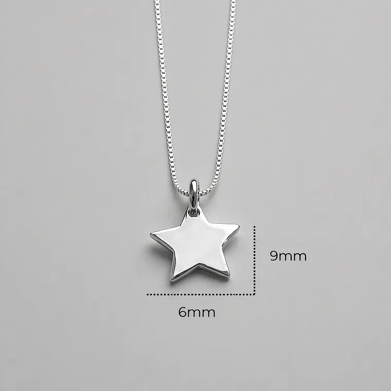 Collar Personalizado Estrella 9mm 2