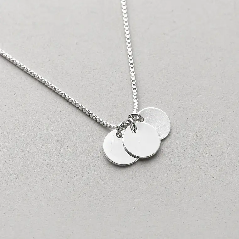 Collar Medallitas 10mm Personalizadas 3