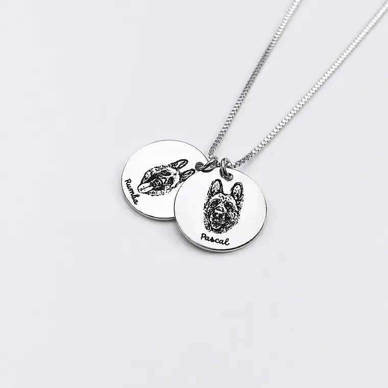 Especial Familia Collar Personalizado 15mm 2