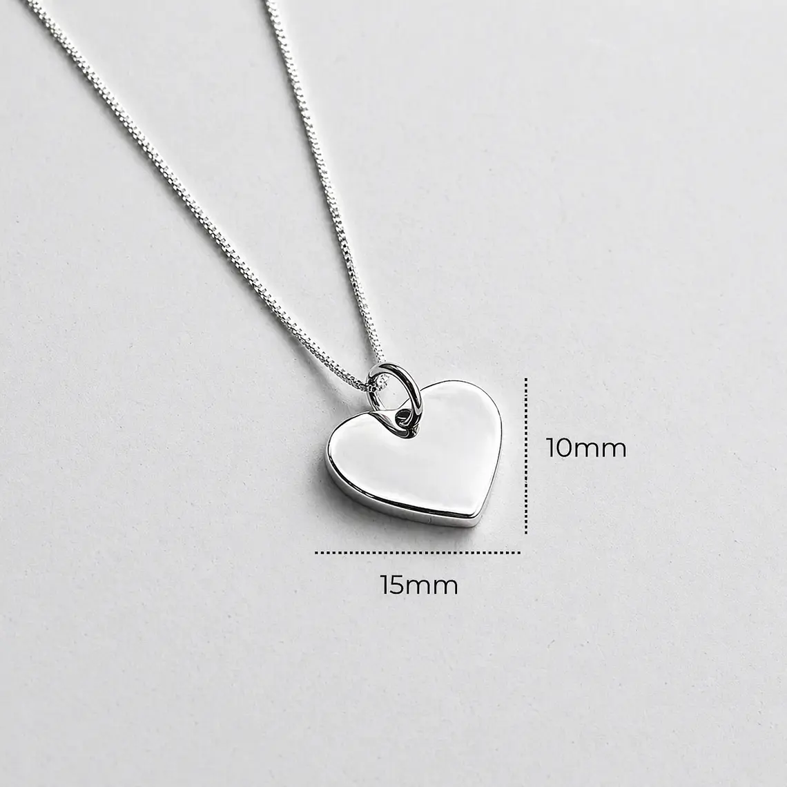 Collar Personalizado Corazón 15mm 3