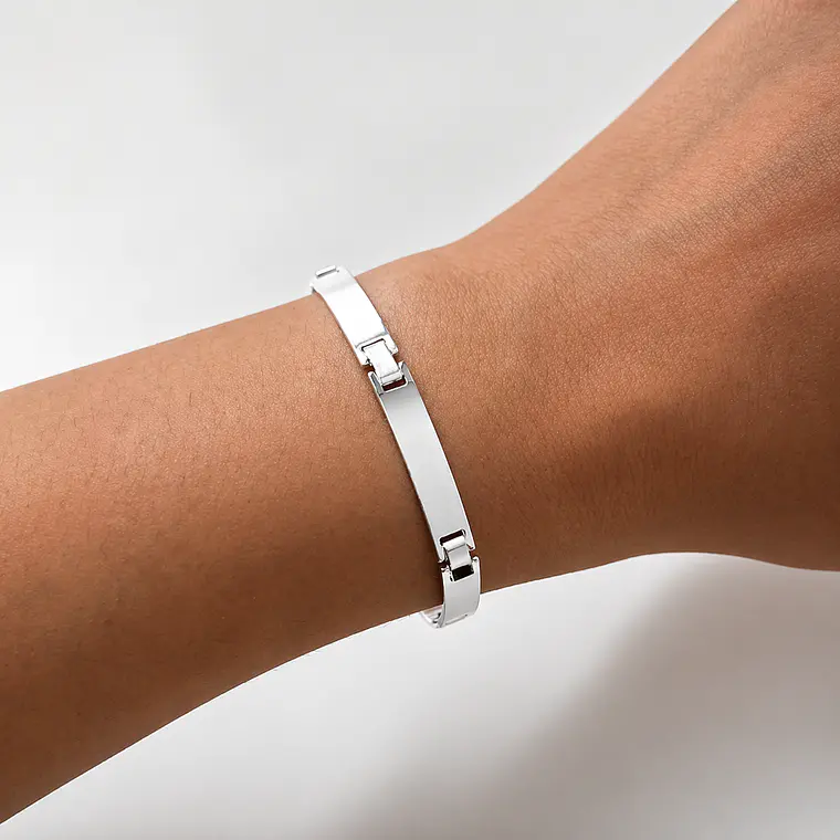 Pulsera Multiplacas 15x4mm Personalizada 1