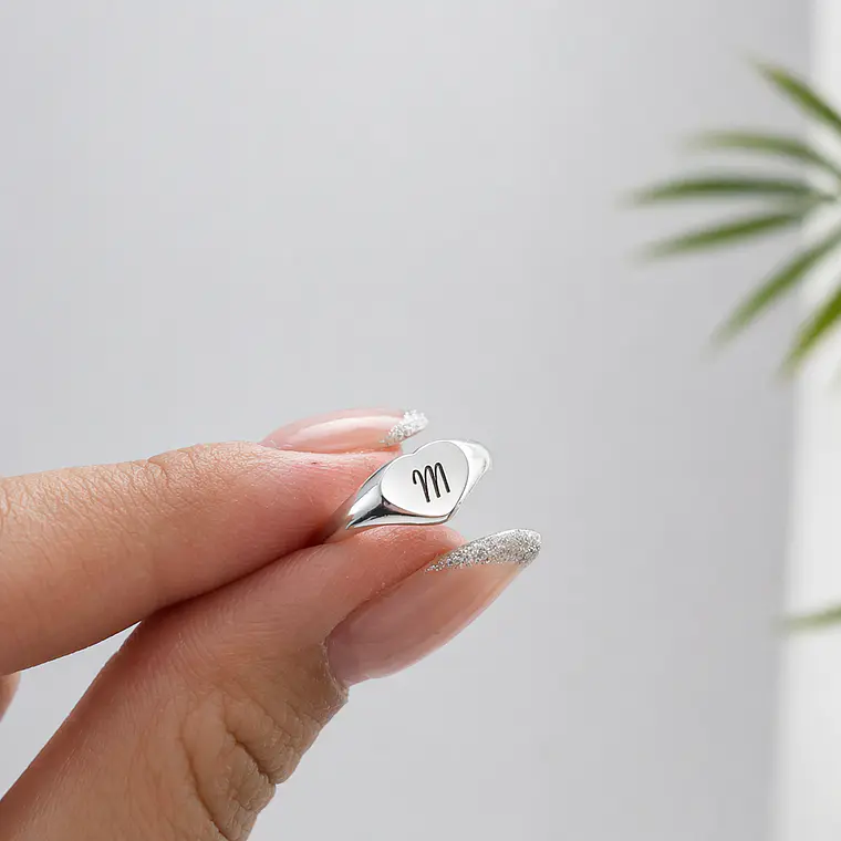 Anillo Tini Heart Personalizado 2