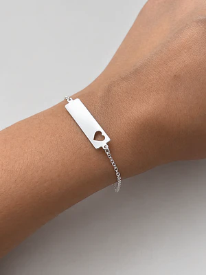 Piocha Heart 20x6mm Personalizada