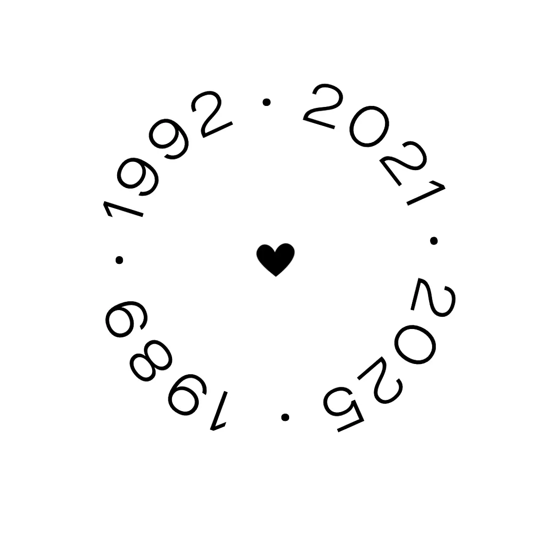 Collar Fechas Circular 2