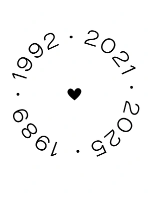 Collar Fechas Circular