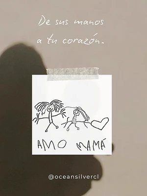 Collar Dibujo Mano Alzada 