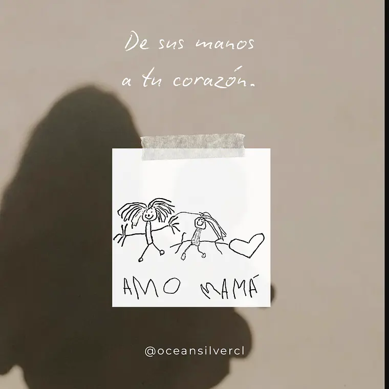 Collar Dibujo Mano Alzada  2