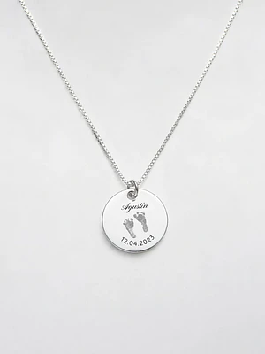 Collar Huella Pie Bebé