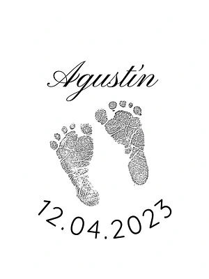 Collar Huella Pie Bebé