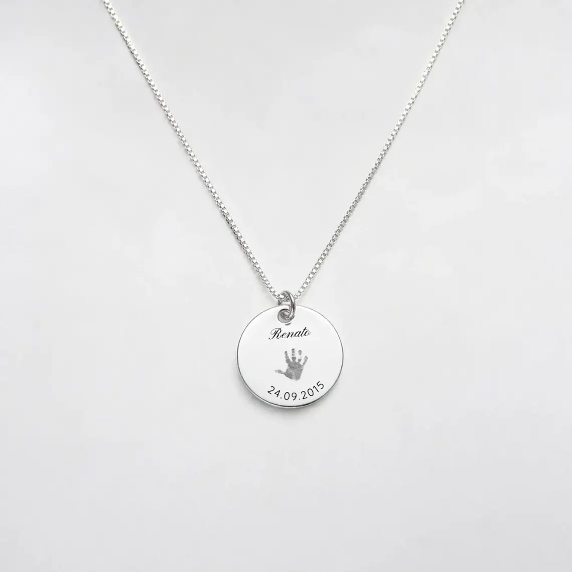 Collar Huella Mano Bebé 1