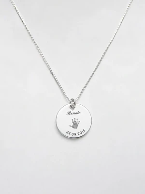 Collar Huella Mano Bebé