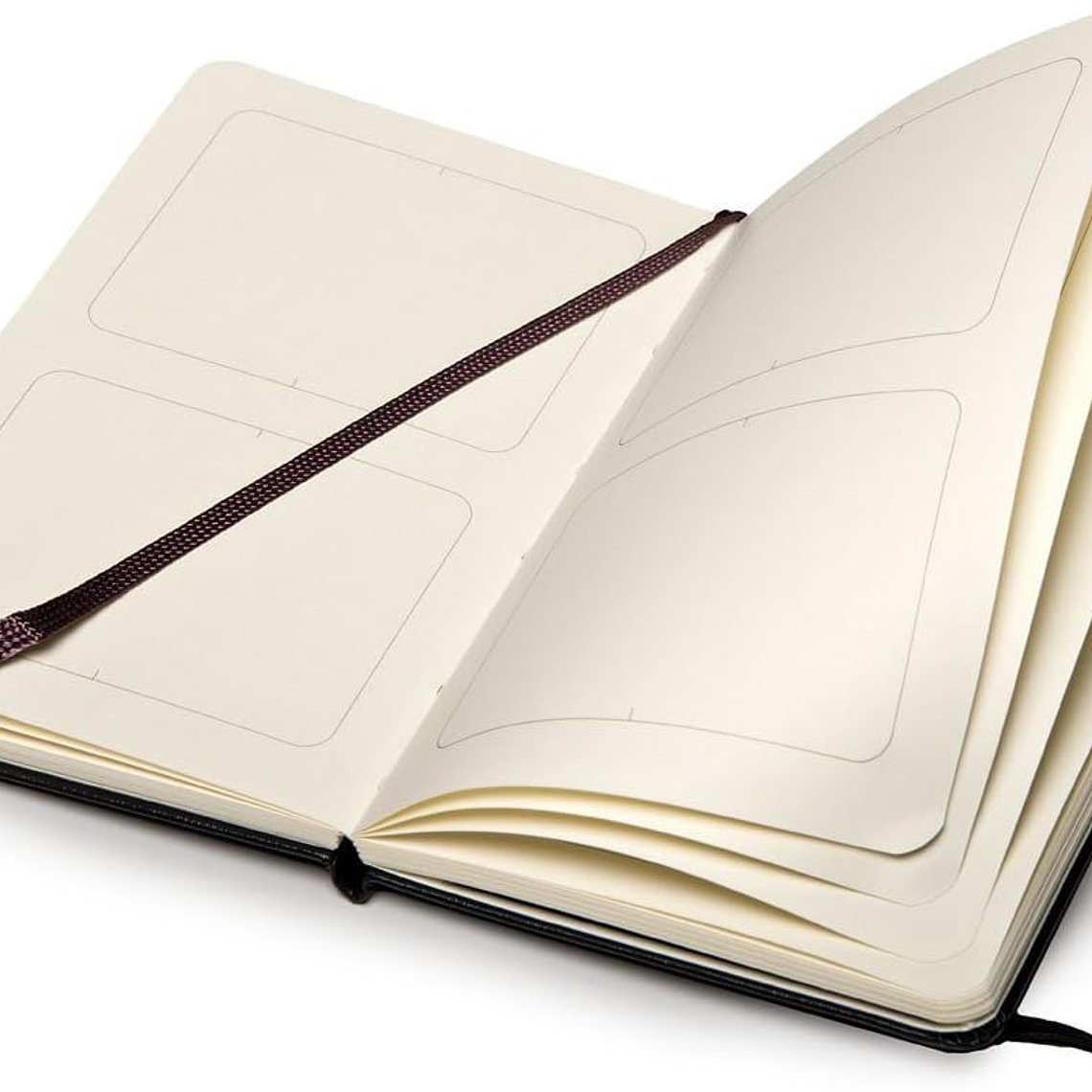 Moleskine: caderno bolso preto Storyboard  2
