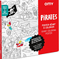 OMY Poster para colorir  - Piratas 70x100cm - thumbnail 1