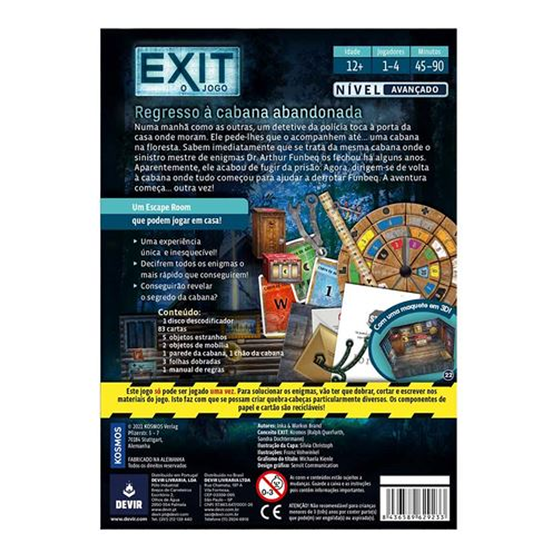 Exit, o Jogo - Regresso à Cabana Abandonada - Devir 2