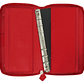 Filofax Organizador Saffiano' Compact com fecho de correr em papoila- vermelho - Thumbnail 2