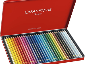 Caran D'Ache lápis de cor  aquareláveis Pablo caixa metálica 30 unidades