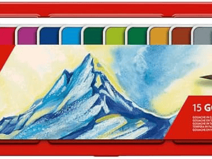 Caran d' Ache Guache Studio - Caixa Metálica com 15 Unidades