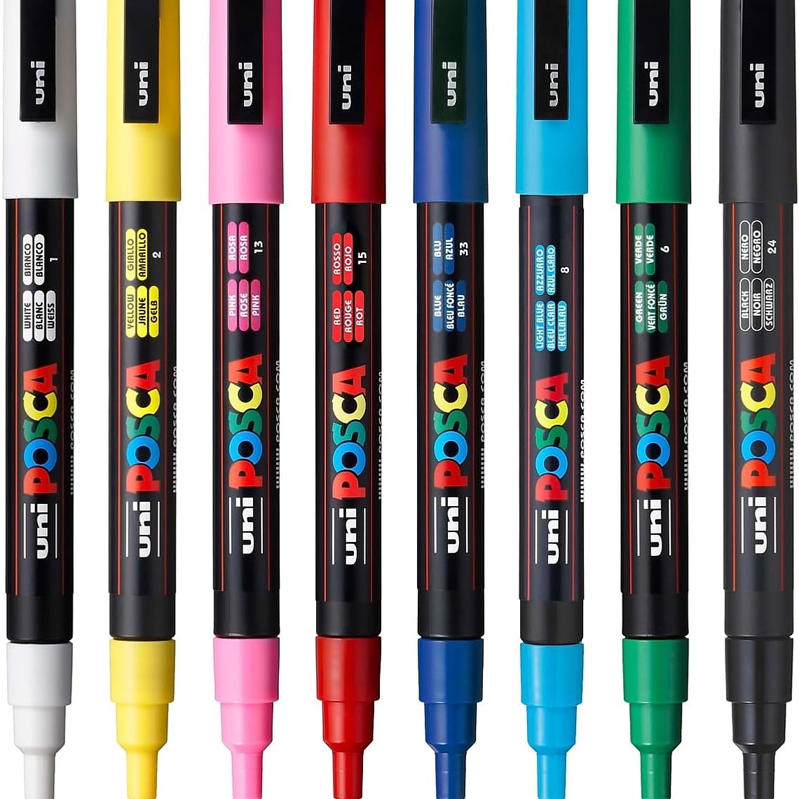  Posca Pack com 8 Marcadores PC-3M 2