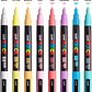  Posca Pack com 8 Marcadores PC-3M Cores Suaves Pastel - Thumbnail 2