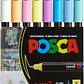 Posca Pack com 8 Marcadores PC-1M (extra fino) cores suaves - thumbnail 1