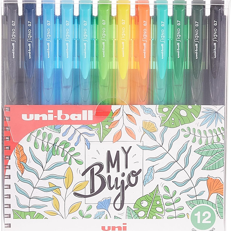 Uni-ball Signo Carteira com 12 canetas roller gel UMN-155N My Bujo A 1