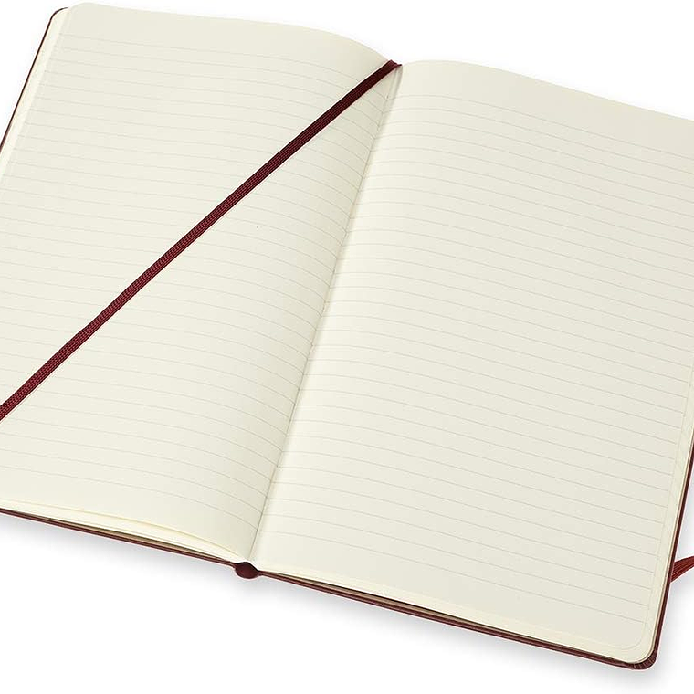 Moleskine - Caderno edição limitada Harry Potter, caderno pautado, design de quadribol 6/7, capa dura, tamanho grande 13 x 21 cm, cor vermelha 5