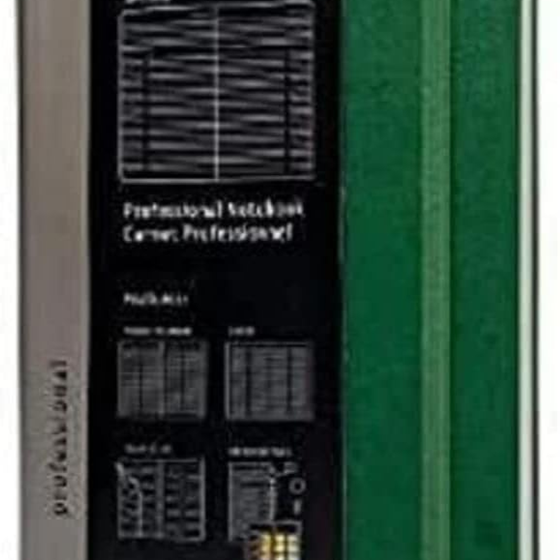 Moleskine - Pro Collection capa dura, cor verde óxido, grande 13 x 21 cm 1