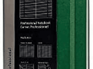 Moleskine - Pro Collection capa dura, cor verde óxido, grande 13 x 21 cm