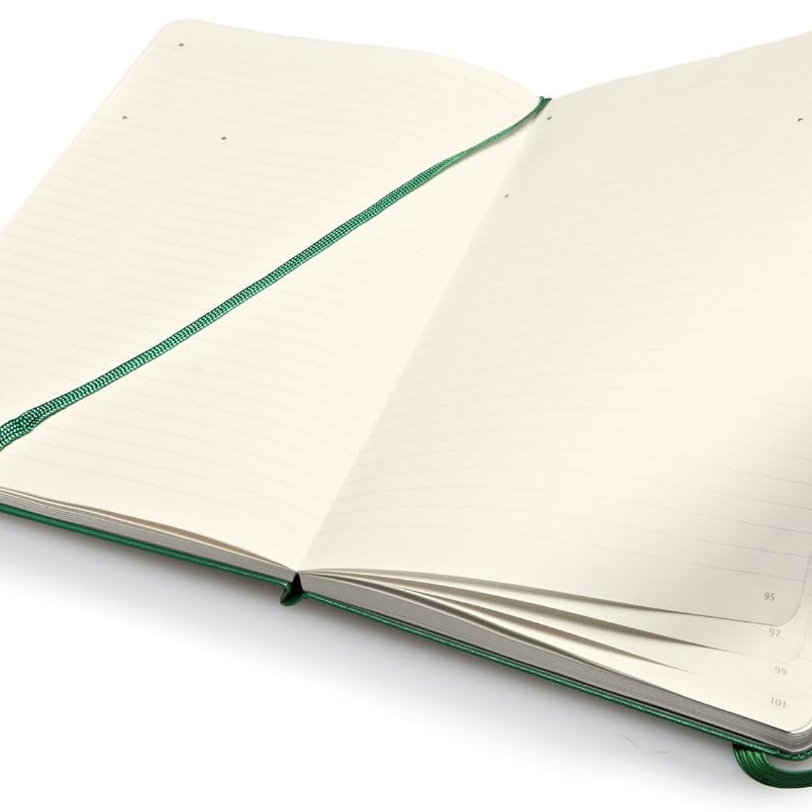 Moleskine - Pro Collection capa dura, cor verde óxido, grande 13 x 21 cm 4